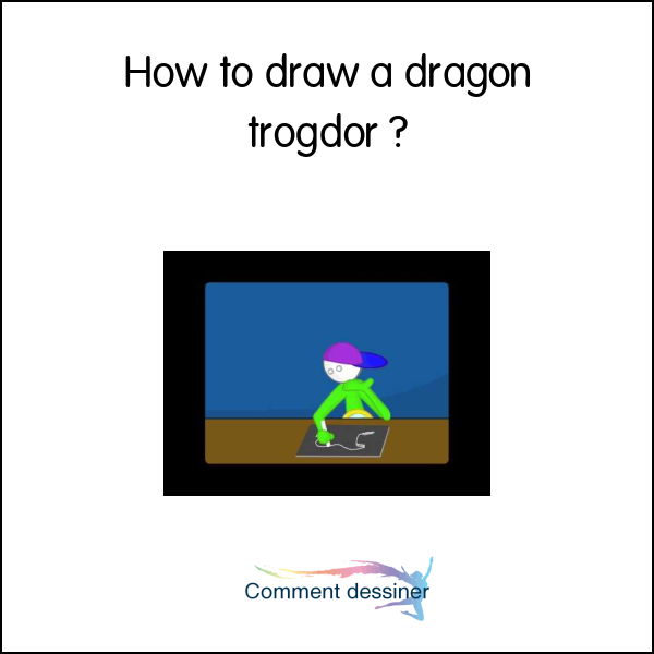 How to draw a dragon trogdor